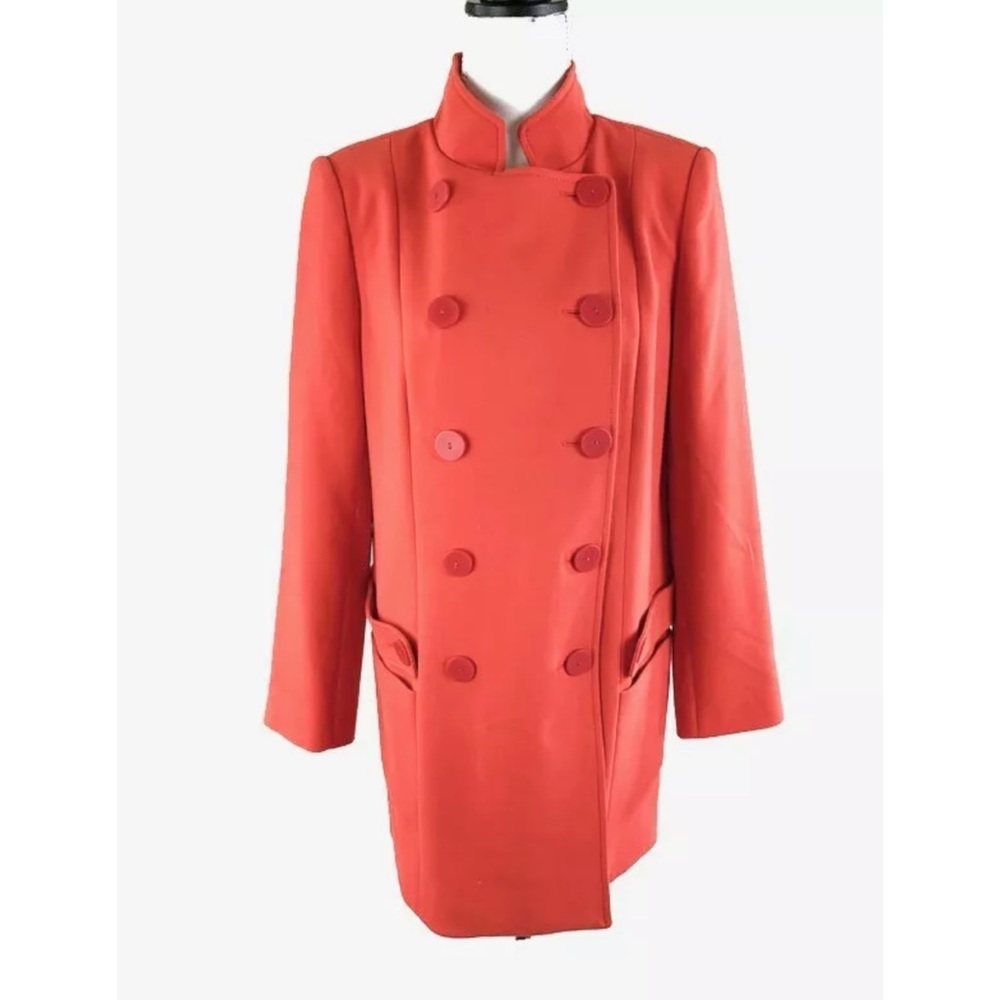 FORENZA Orange Trench Coat - Picture 1 of 5